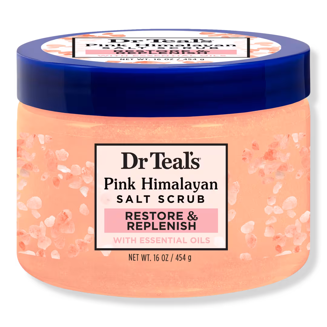 Dr Teal's  Restore & Replenish Pink Himalayan Sea Salt Scrub