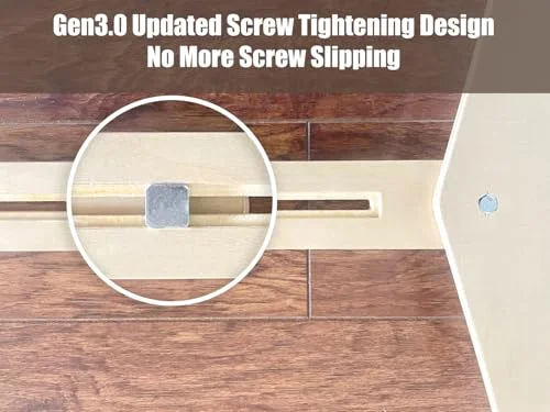 Stair Tread Template Tool Gen3.0, Wood Stair Jig for Measuring Shelf, Laminate Treads and Risers, Adjustable Stair Gauge from 30.25