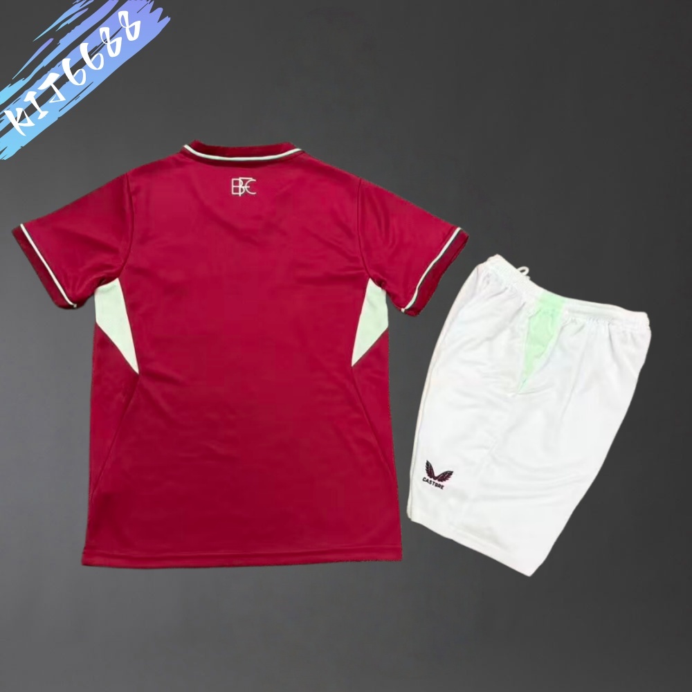 2026/2027 Burnley home  Football Shirts (Kids Kit socks）