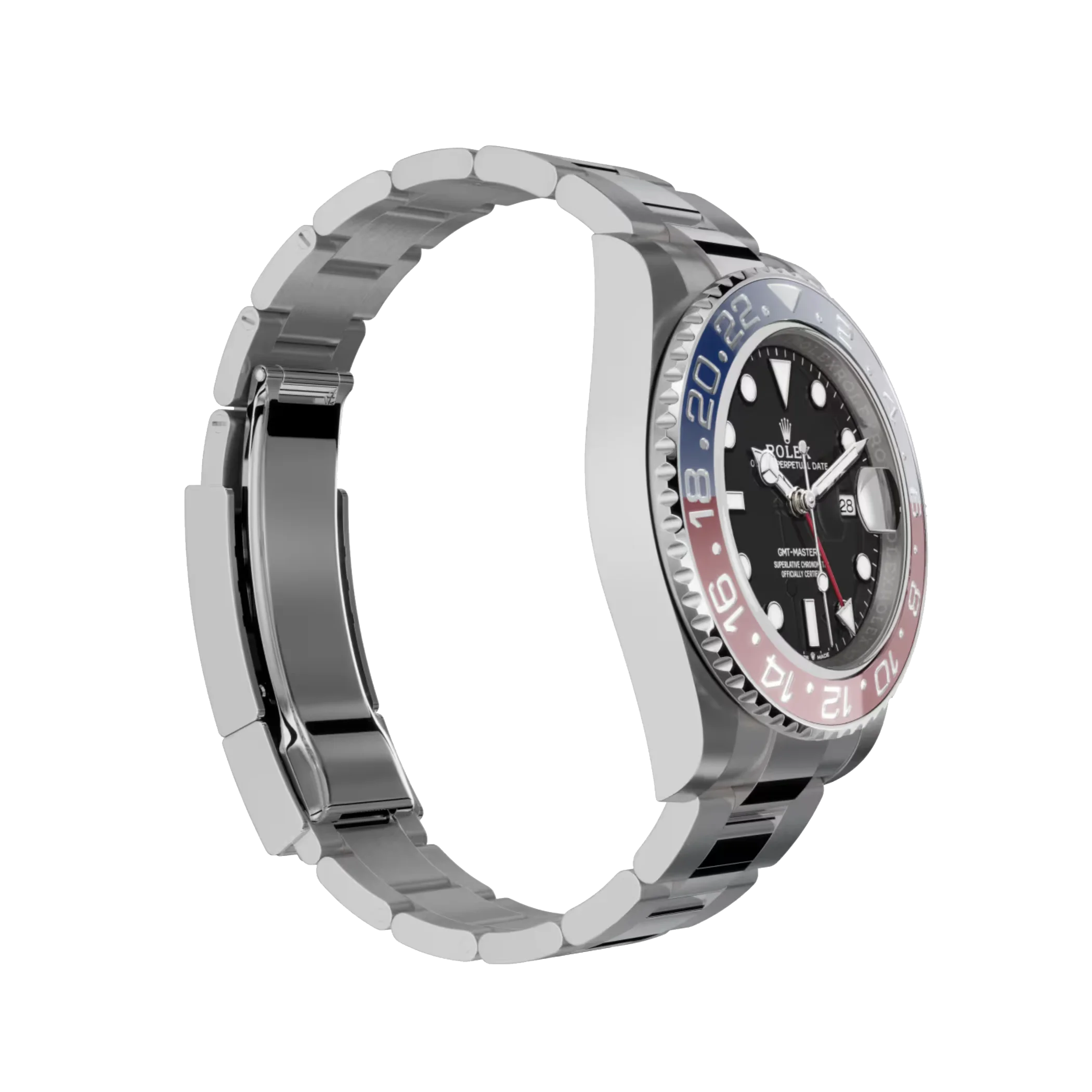 Rolex GMT-Master II: Oystersteel, black dial, Oyster bracelet, m126710blro-0002