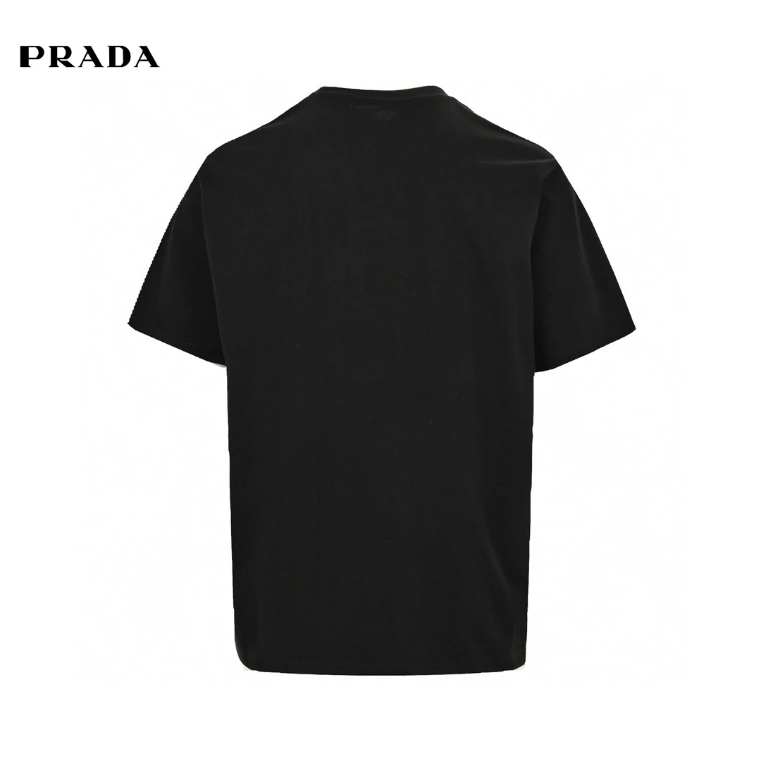 Prada Milano Black Emblem T-Shirt
