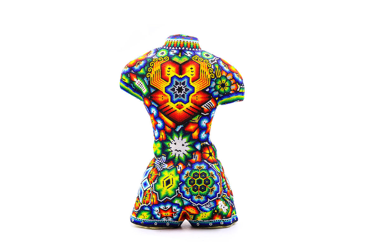 Torso Hombre - Obra de Arte Huichol