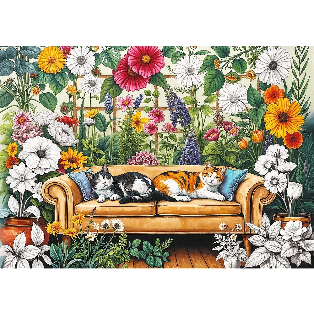 Puzzle Creative 500 El. Kocia Oranżeria