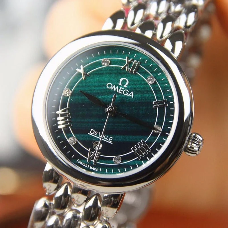 Omega Watch DEVILLE LADYMATIC 29MM STEEL BLUE DIAL
