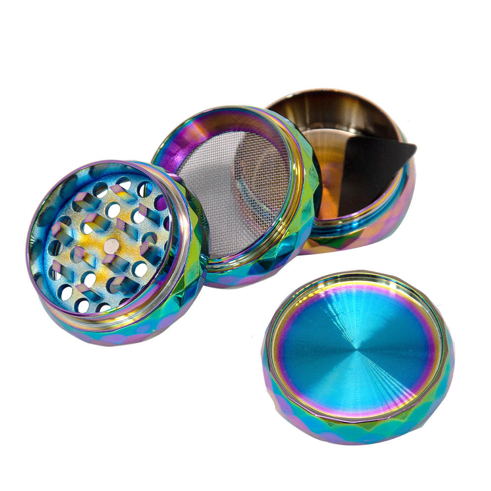 Diamond Shape Weed Grinder 4 Layer