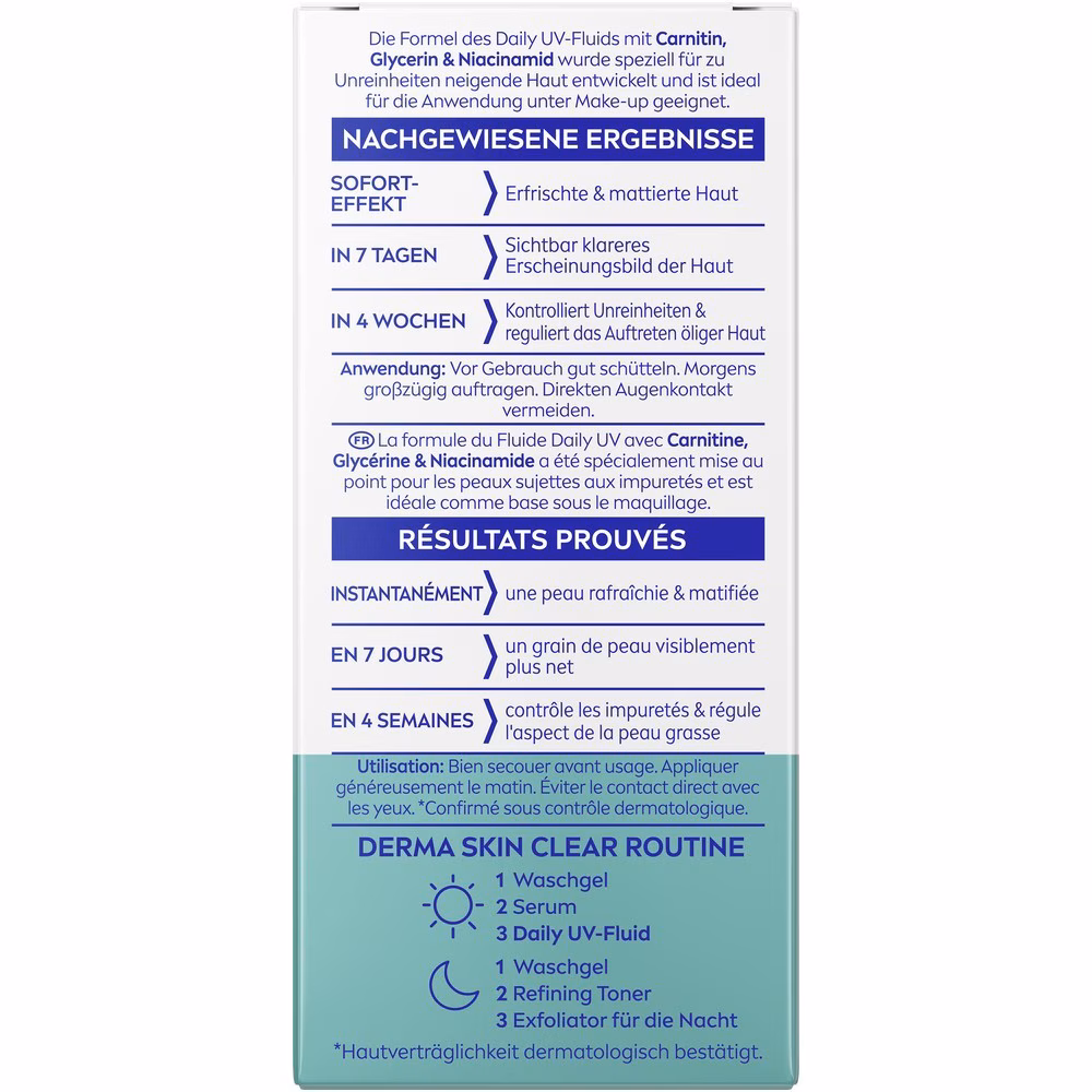 Derma Skin Clear Daily UV Fluid SPF 50+