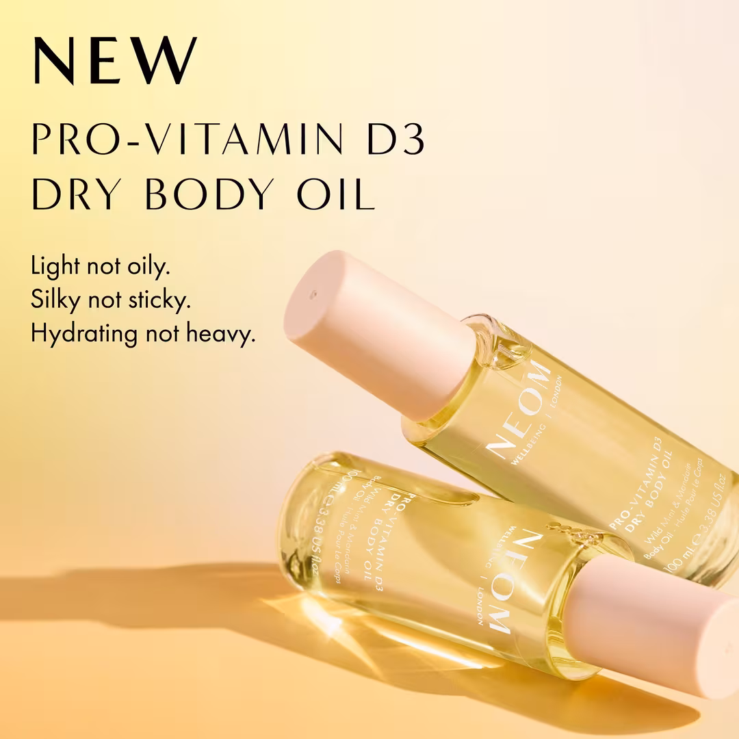 NEOM Wellbeing  Pro-Vitamin D3 Dry Body Oil