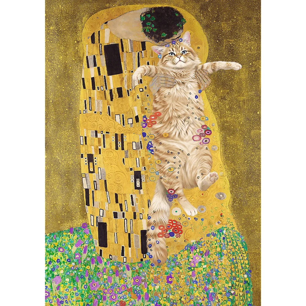 Puzzle 1000 El. Purrfecyjny Pocałunek