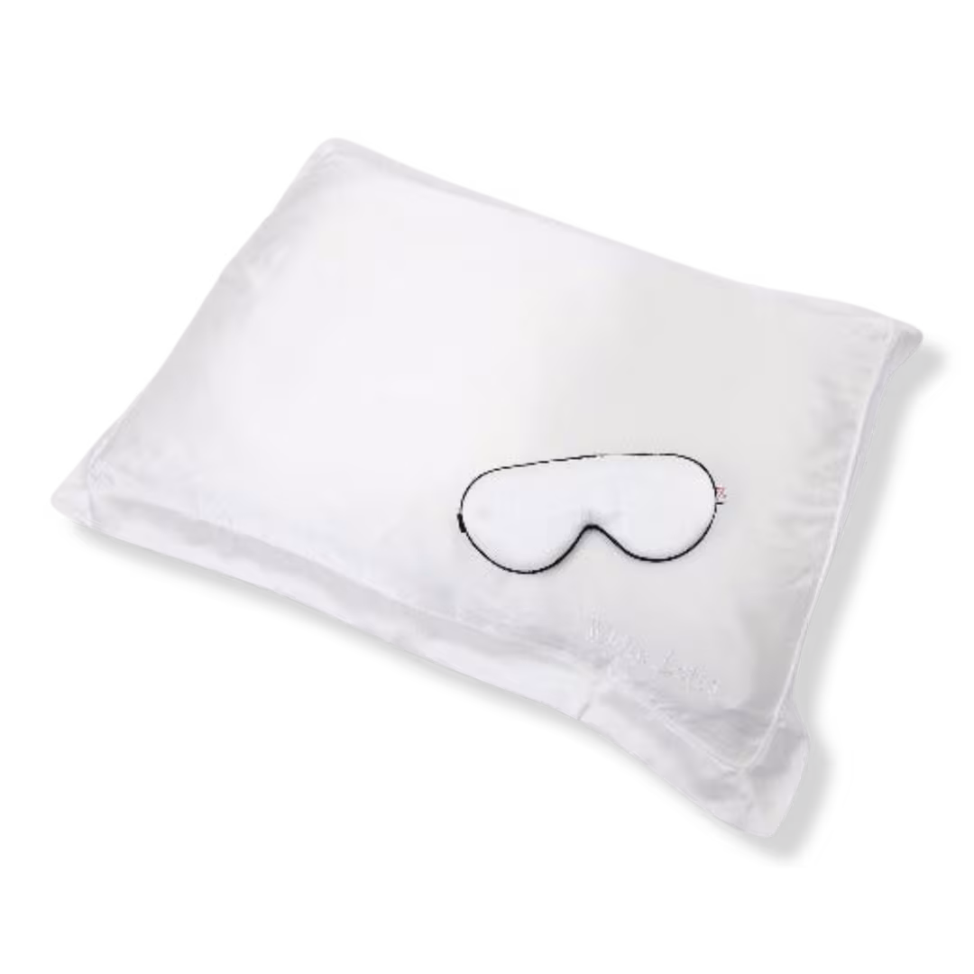 White Lotus Beauty  100% Mulberry Silk Pillowcase & Eye Mask Set