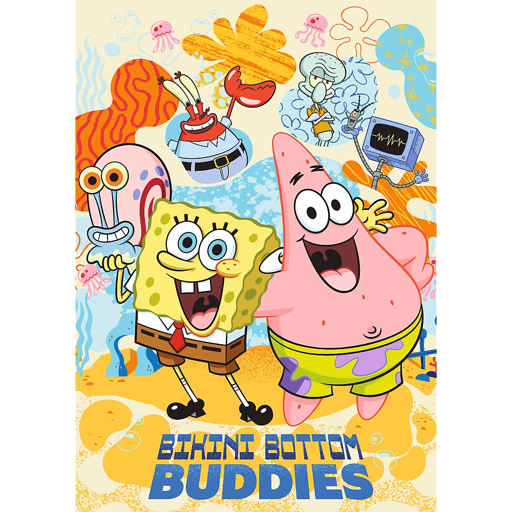 Puzzle Premium Plus Quality Spongebob 1000 El. Spongebob Kanciastoporty