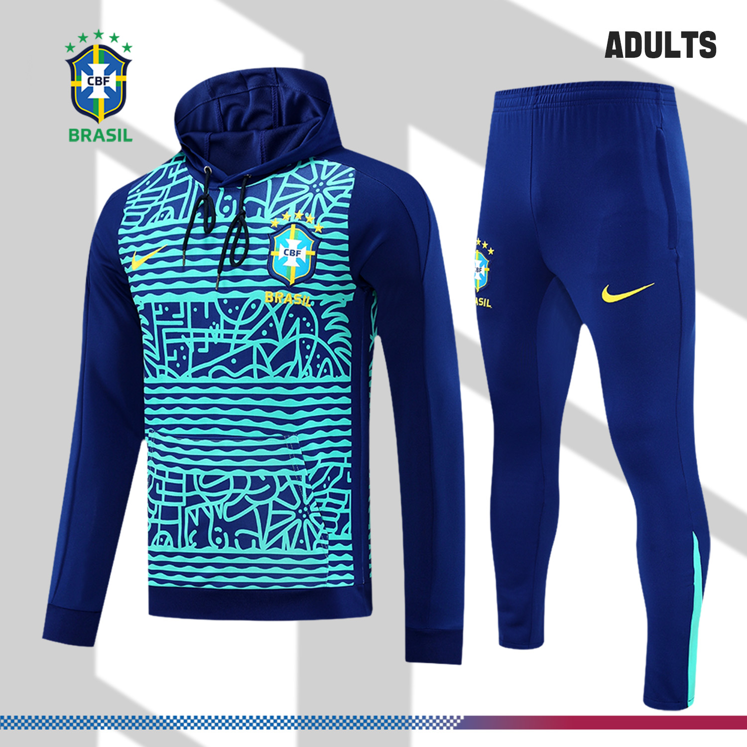 2025/2026 Brazil Adult Long Sleeve Hood Kit