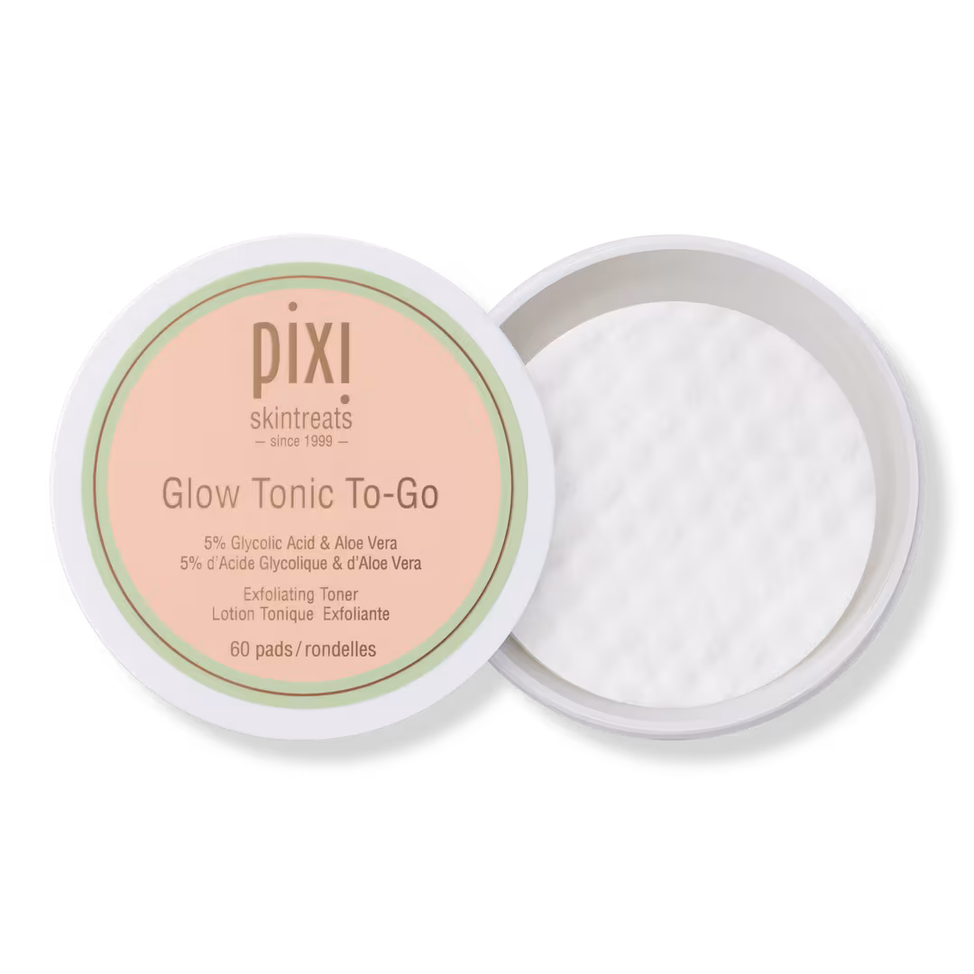 Pixi  Glow Tonic To-Go 5% Glycolic Acid Exfoliating Toner Pads
