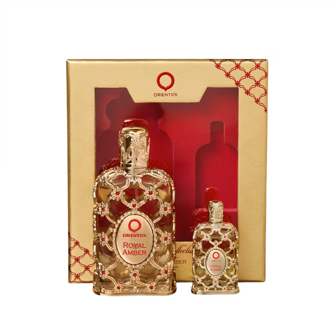 Orientica Perfumes  Royal Amber Eau De Parfum 2-Piece Set