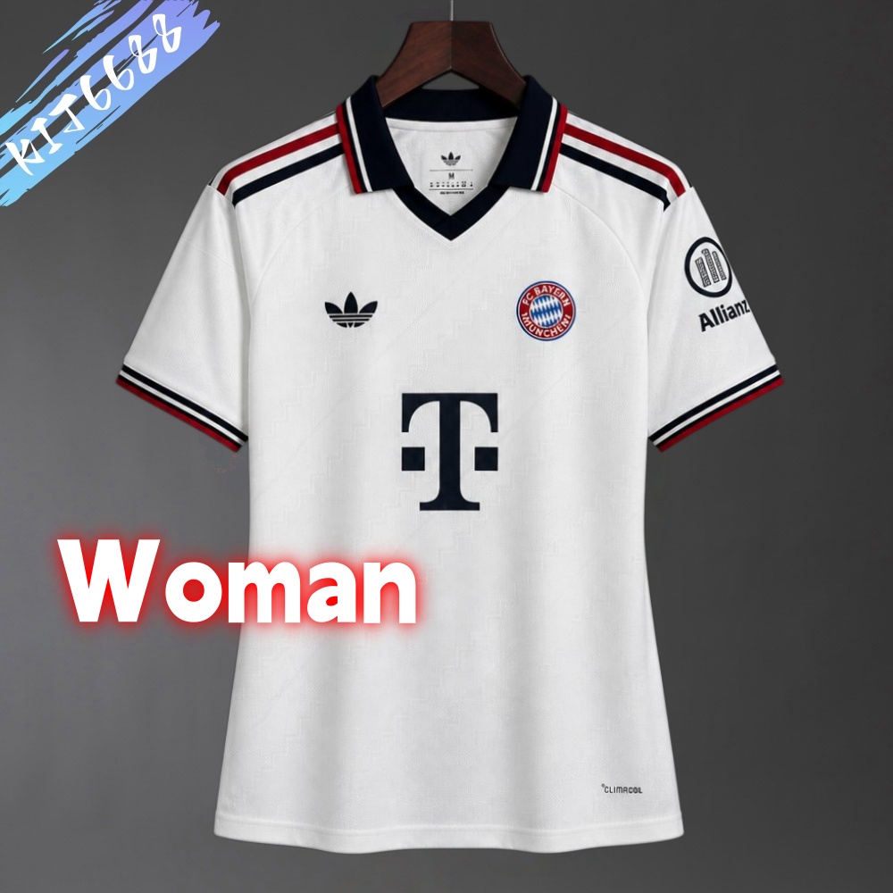 woman 2025/2026 Bayern Munich Away Football Shirts  (woman)