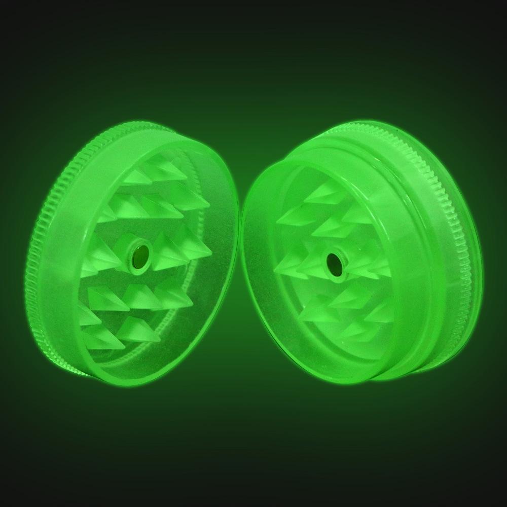 Luminous Plastic 2 Layer Herb Grinder