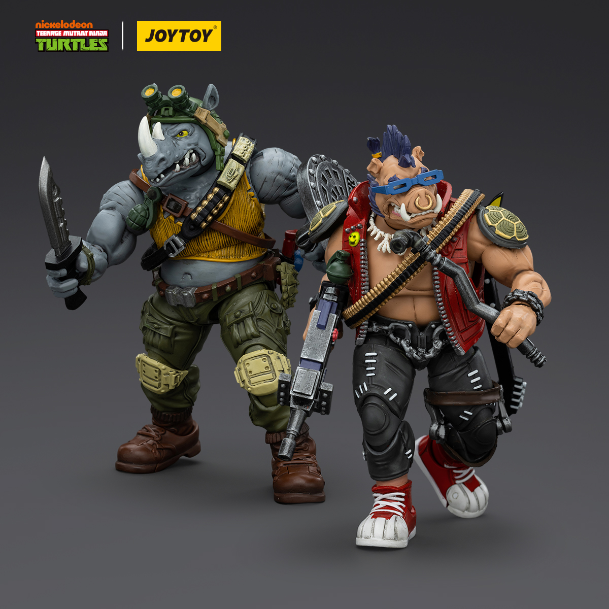JOYTOY Teenage Mutant Ninja Turtles TMNT Beebop and Rocksteady - JOYTOY WORLD