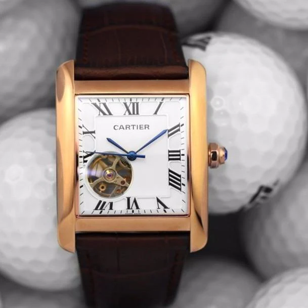 Cartier Watch TANK MC TOURBILLON GOLD LIMITED EDITION