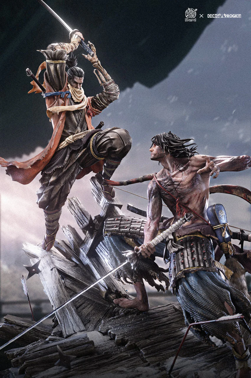 Sekiro: Shadows Die Twice - Sekiro vs. Genichiro Ashina | 1:6 Resin Statue | von Bard x CorgiProGKit Studios