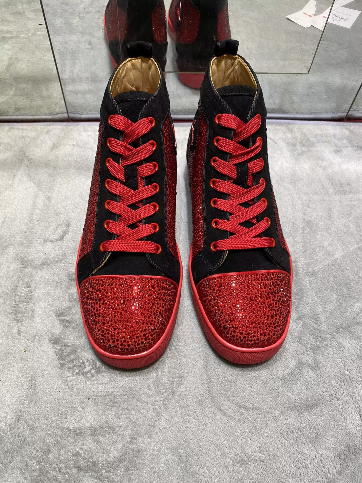 Christian Louboutin Red bottom High-Top - CCSHOES