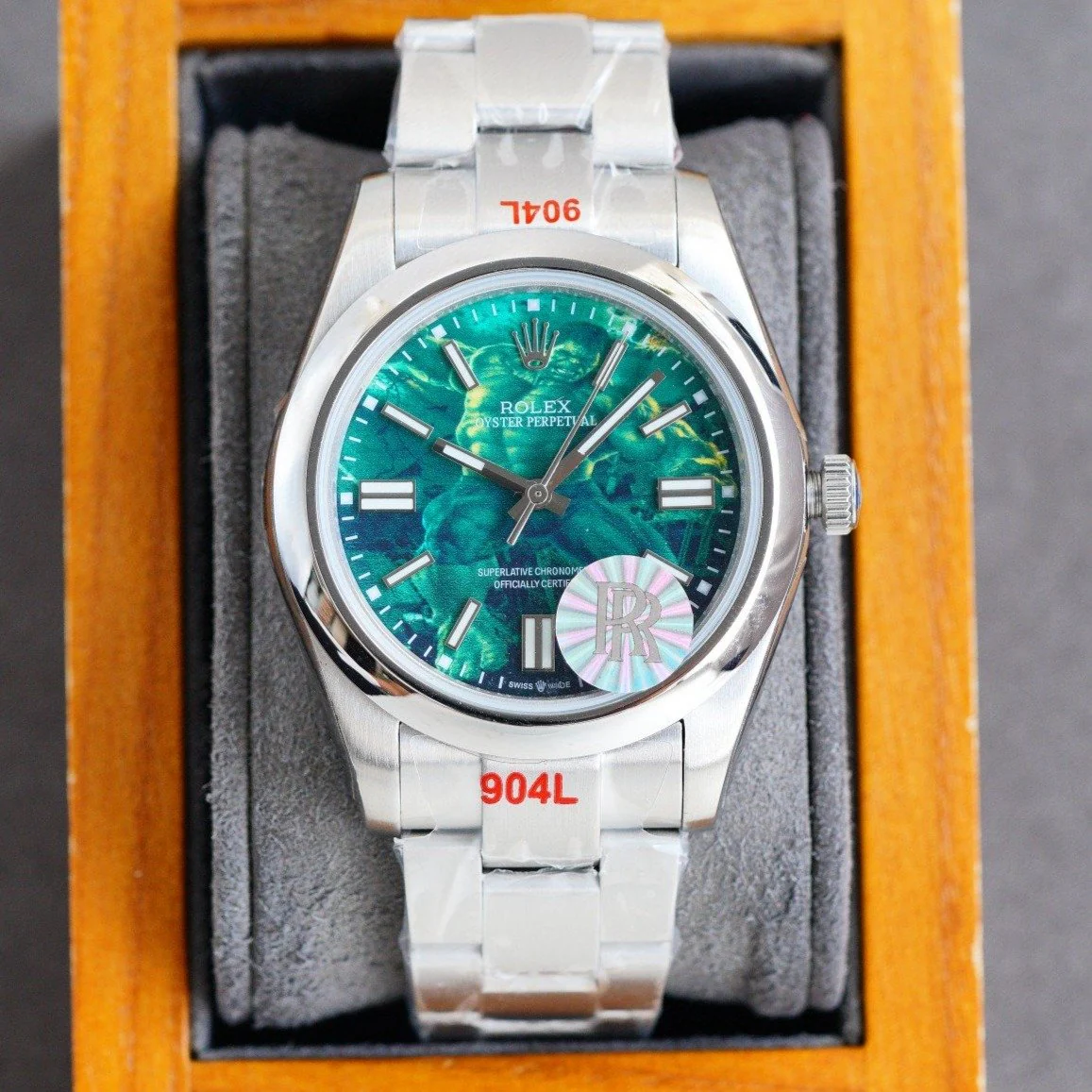 Rolex Watch OYSTER 41 STAINLESS STEEL CUSTOM AVENGERS Watch