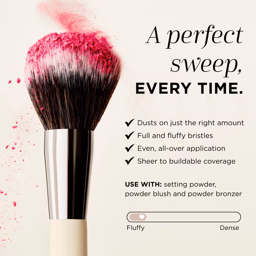 HALEYS Beauty  Large & Fluffy Makeup Powder Brush