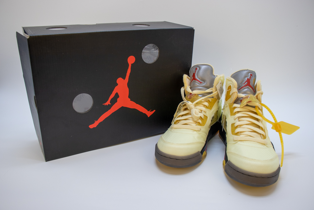OFF-WHITE X AIR JORDAN 5 SAIL