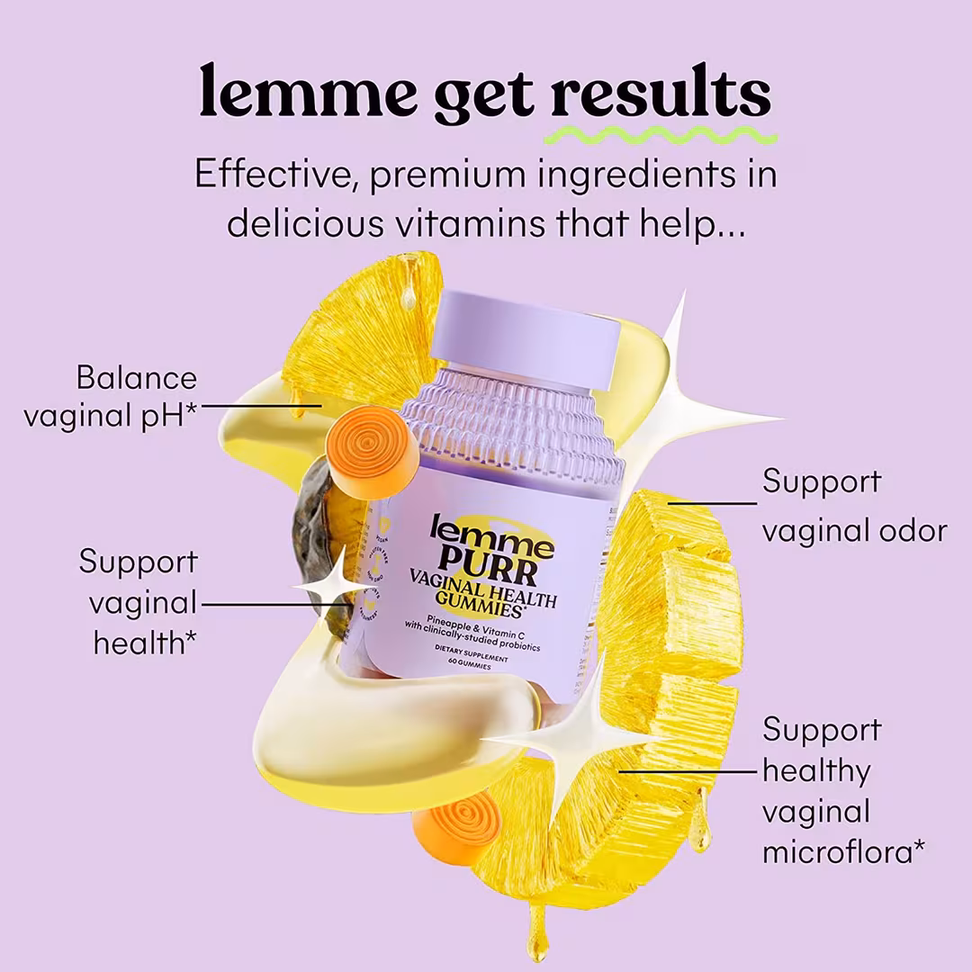 Lemme  Purr: Vaginal Health Gummies