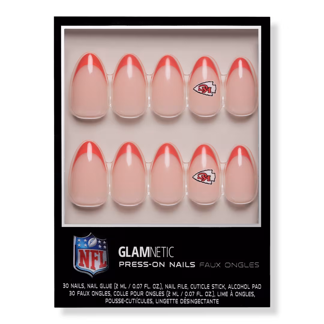 Glamnetic x Fanatics Nail  Kansas City Chiefs Press-On Nails