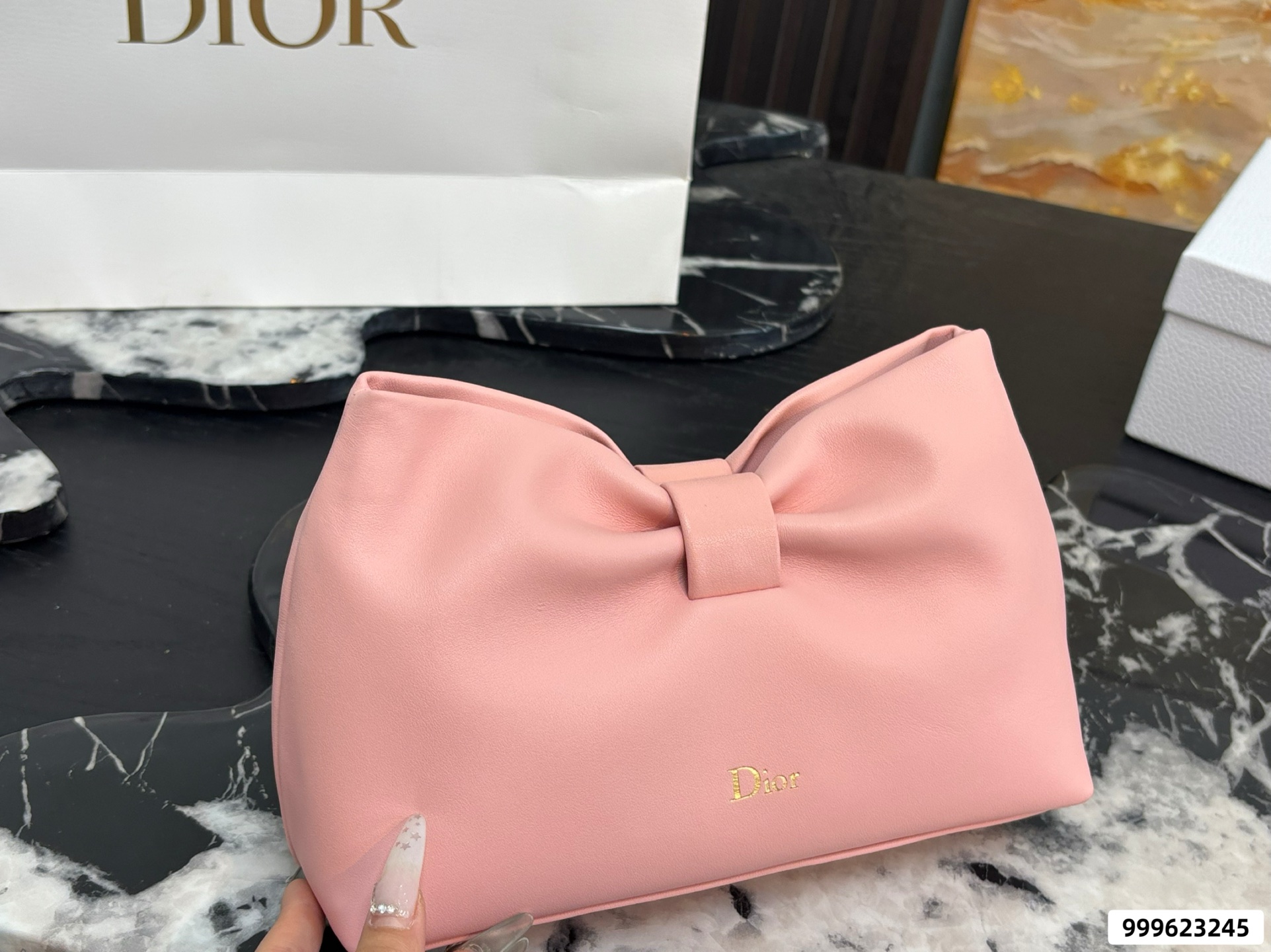 Dior Bow Clutch
