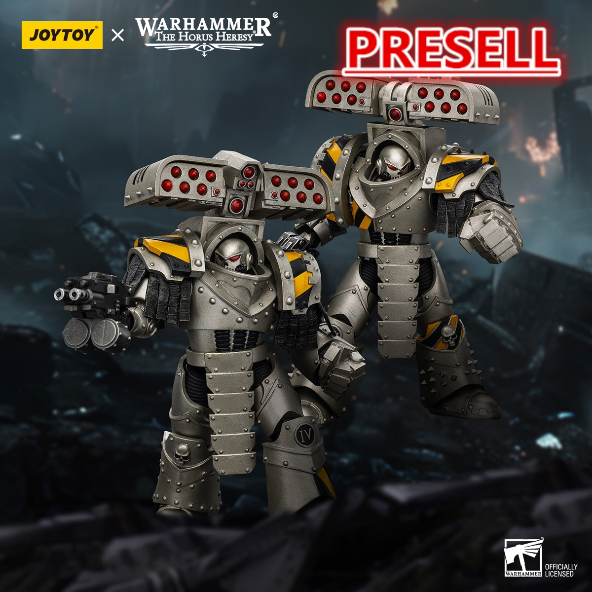 JOYTOY Warhammer The Horus Heresy 1:18 lron Warriors Tyrant Siege Terminator - JOYTOY WORLD