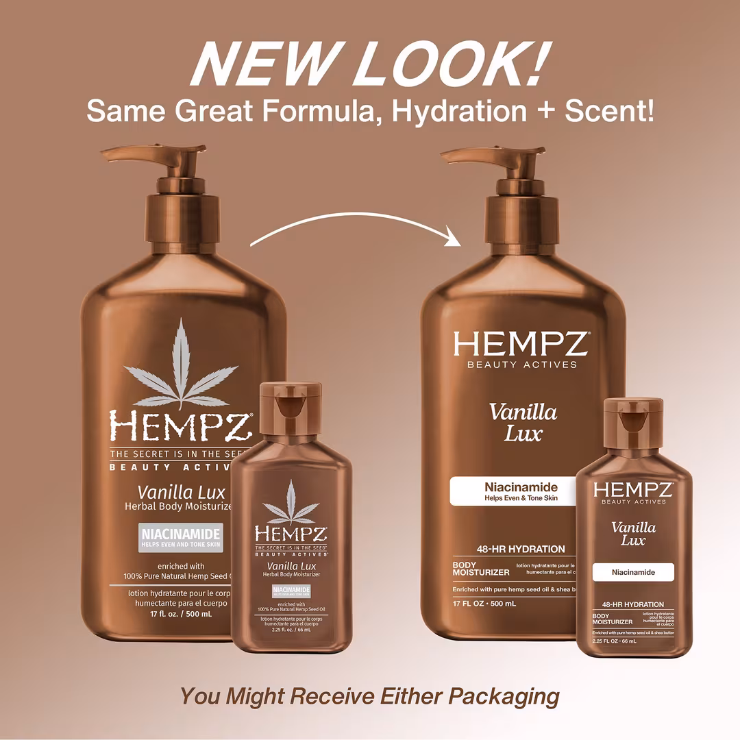 Hempz  Vanilla Lux Body Moisturizer with Niacinamide