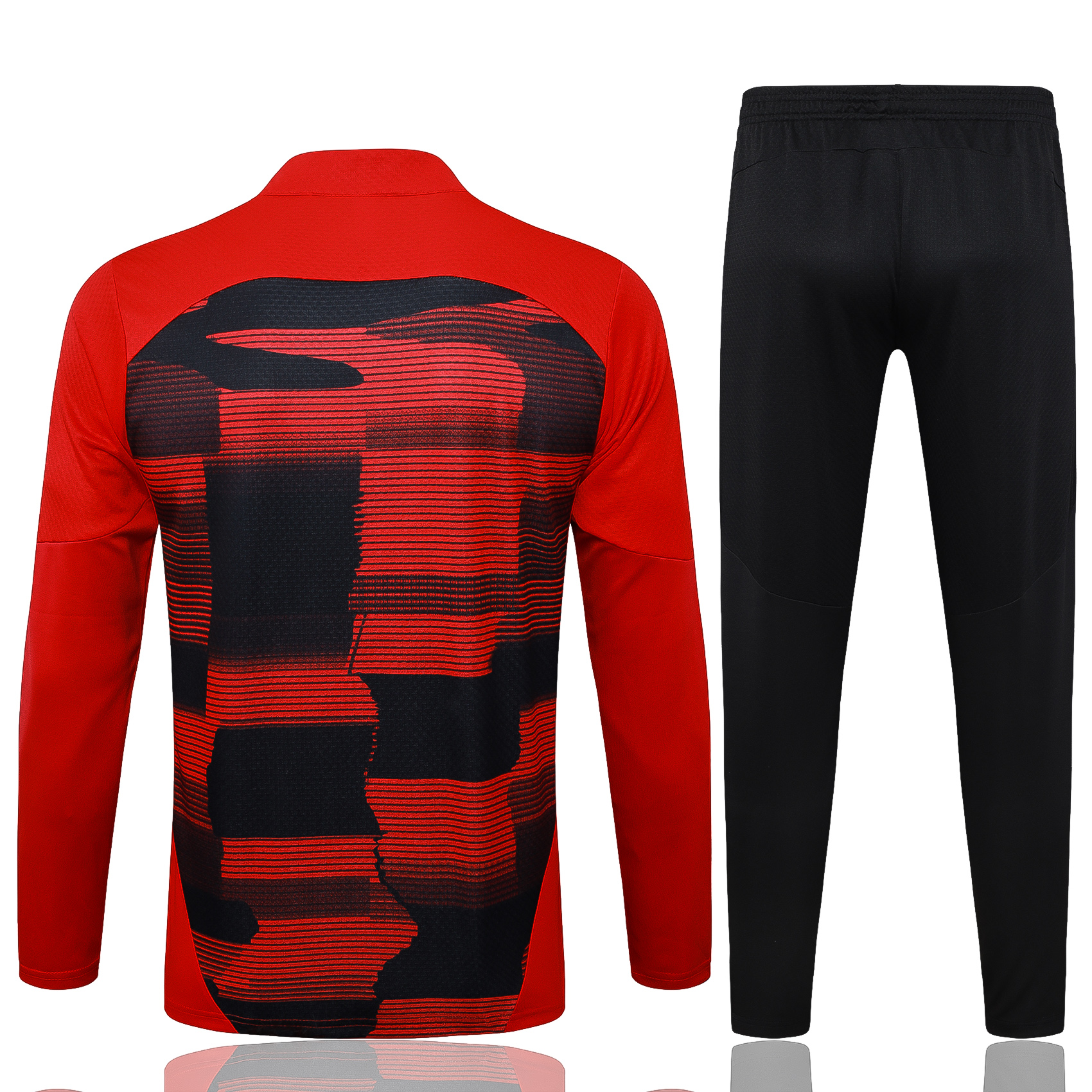 2024/2025 AC Milan Red Adult Half Zip Training Suit (Adult Kit)