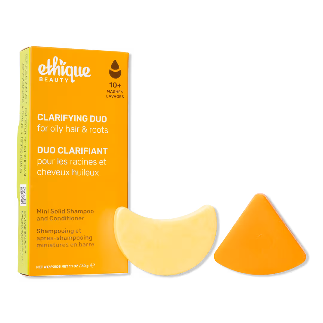 Ethique Beauty  Clarifying Shampoo & Conditioner Mini Bar Set