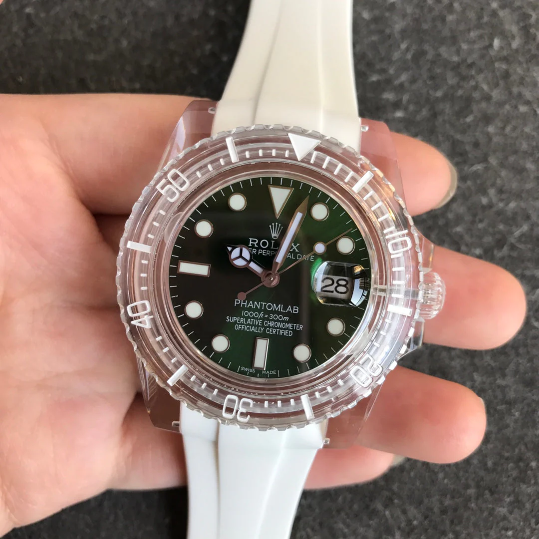 Rolex Watch SUBMARINER DATE 40 CUSTOM SAPPHIRE GREEN DIAL Watch