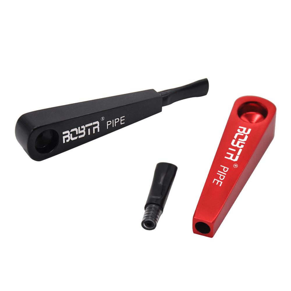 Straight Metal One Hitter Pipe