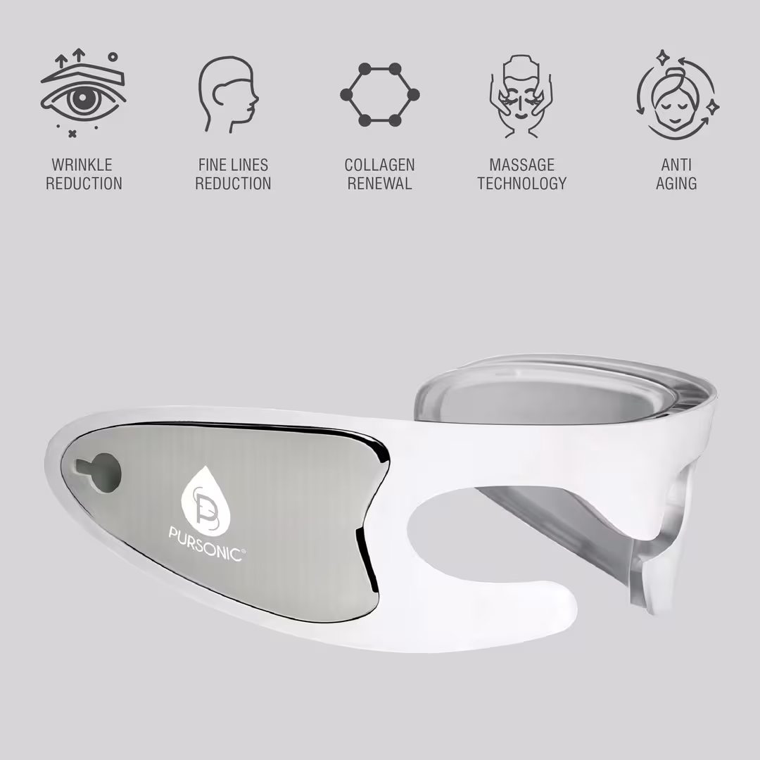 PURSONIC  LED Light Therapy Advanced Restoration Eye Mask