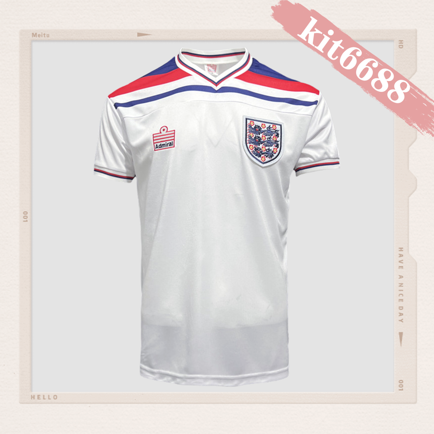 1982 England Home Retro Football Shirt