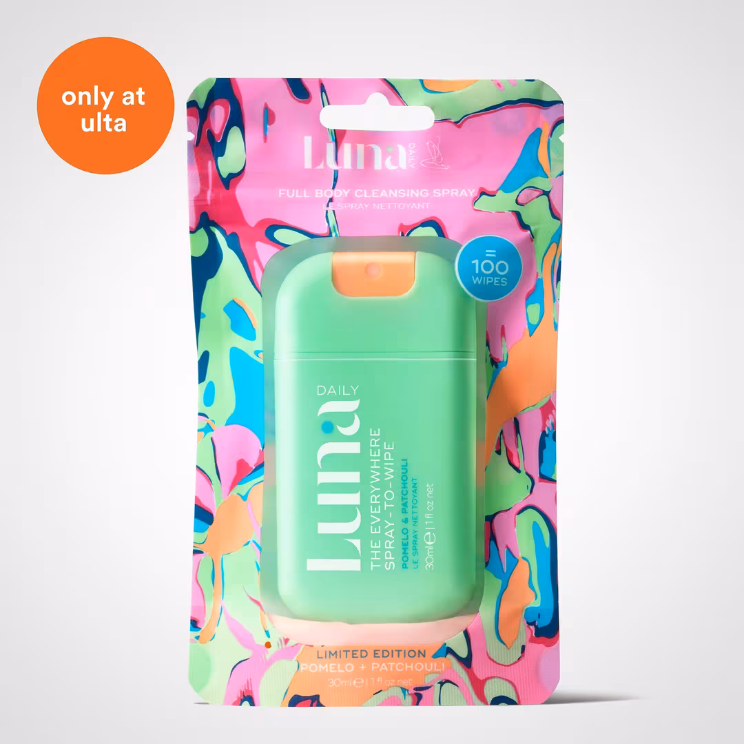 Luna Daily  The Everywhere Spray-To-Wipe pH-Balancing Body Cleansing Spray