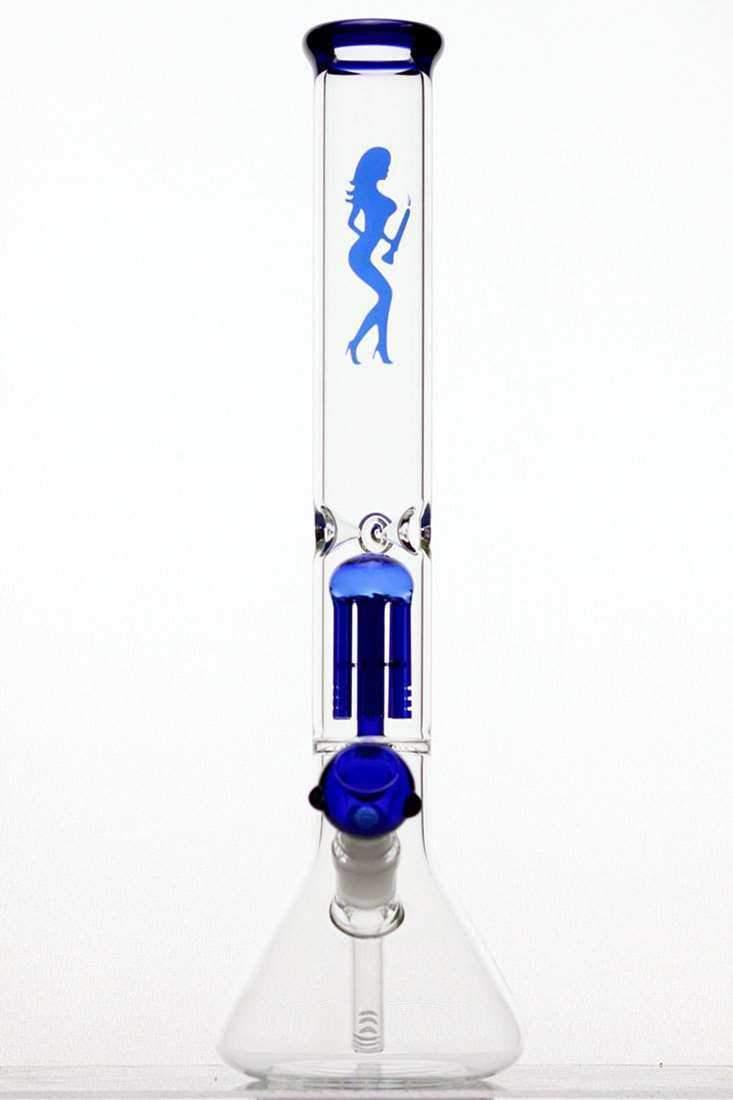 18 volcano 6 arms glass water bong