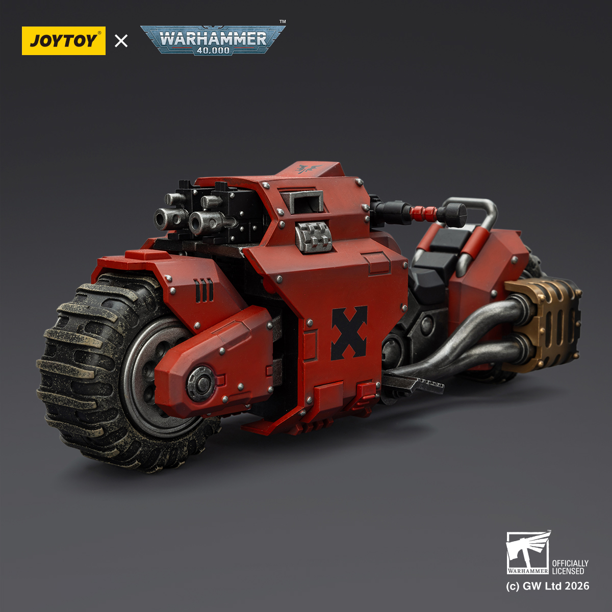 JOYTOY  Warhammer 40k 1: 18 Raider-pattern Combat Bike - JOYTOY WORLD
