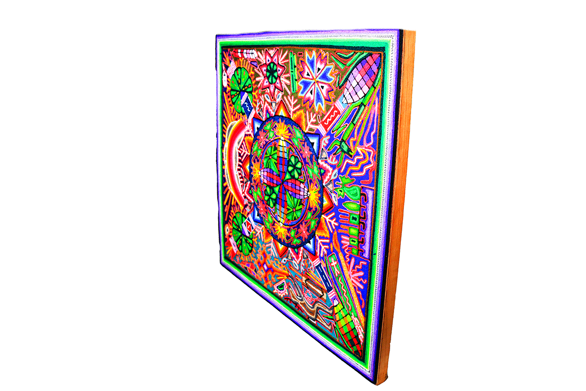Cuadro Montoya  - Obra de Arte Huichol