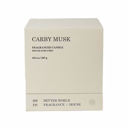 Better World Fragrance House Carby Musk Candle 300G
