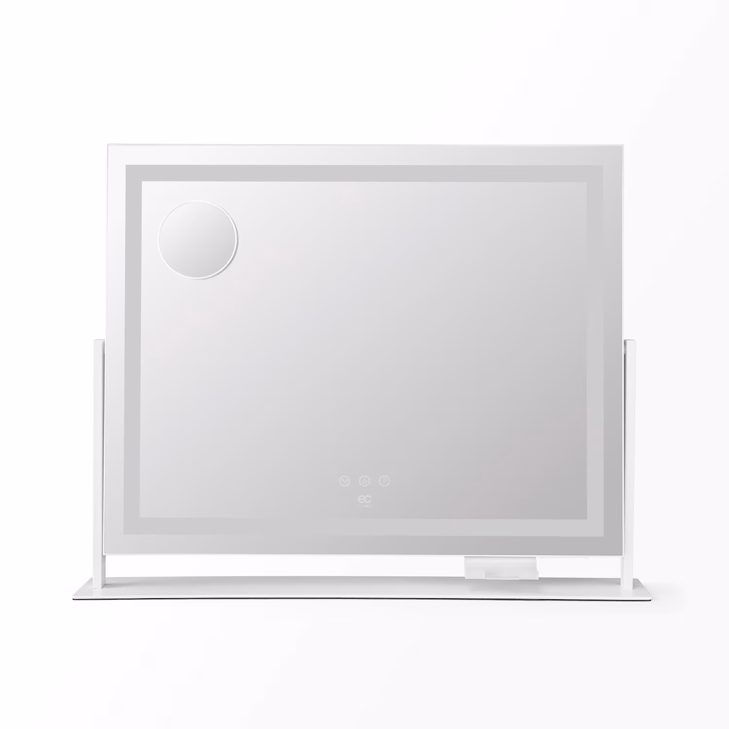 SPARKLE LED-Schminkspiegel, drei Lichtfarben, stufenlos einstellbare Helligkeit, integrierter Handyhalterung