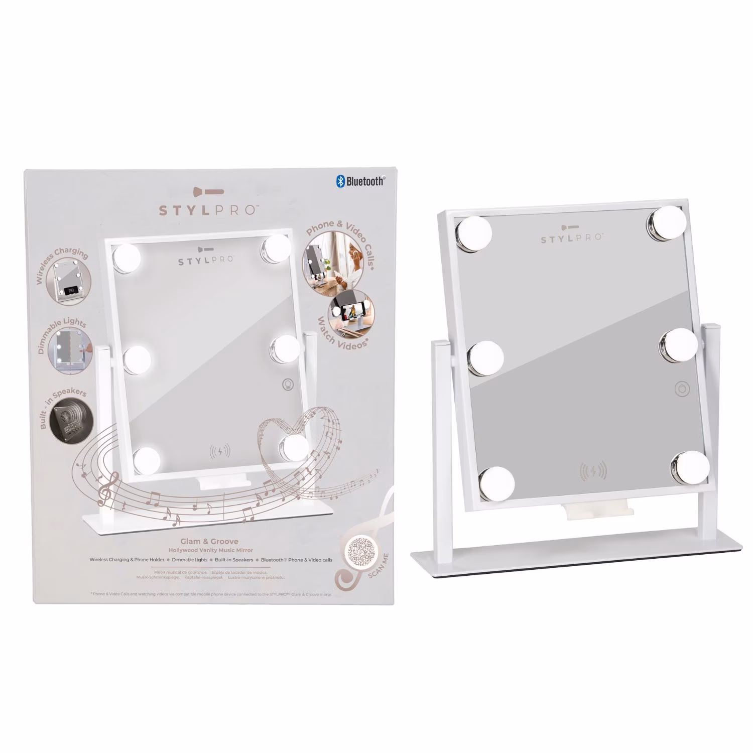 Glam & Groove Music Vanity Mirror
