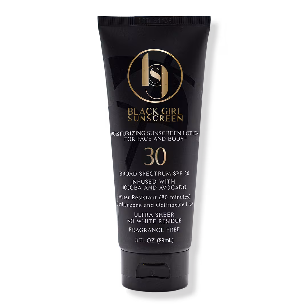 Black Girl Sunscreen  Moisturizing Sunscreen Lotion SPF 30