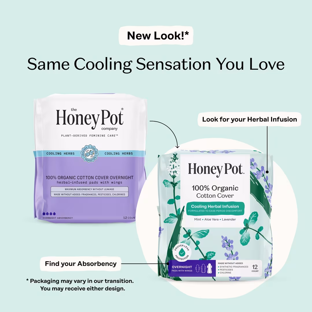 Honey Pot  Cooling Overnight Pads