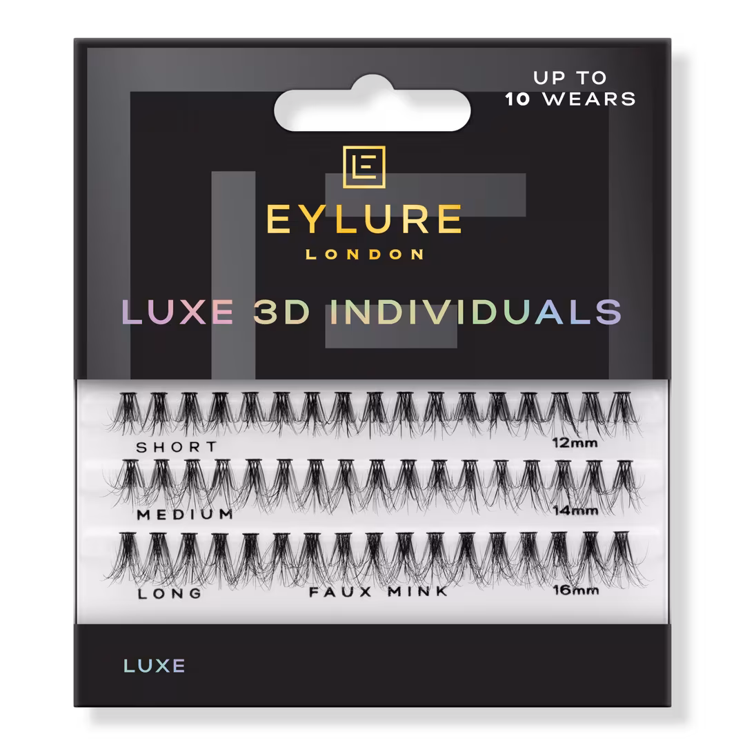 Eylure  Luxe 3D Individual Faux Mink Lash Flares