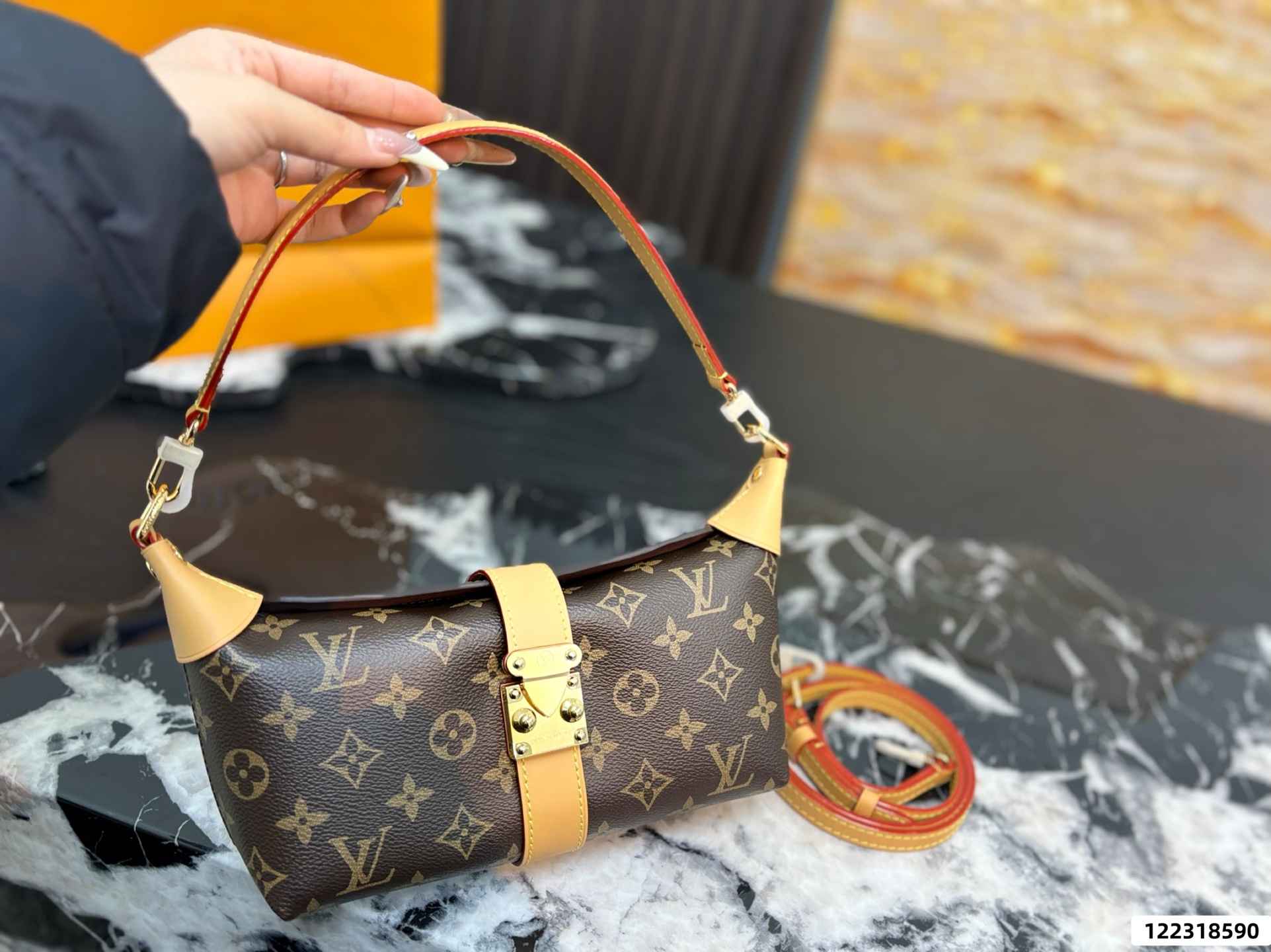 LV Monogram Mia Pochette Bag