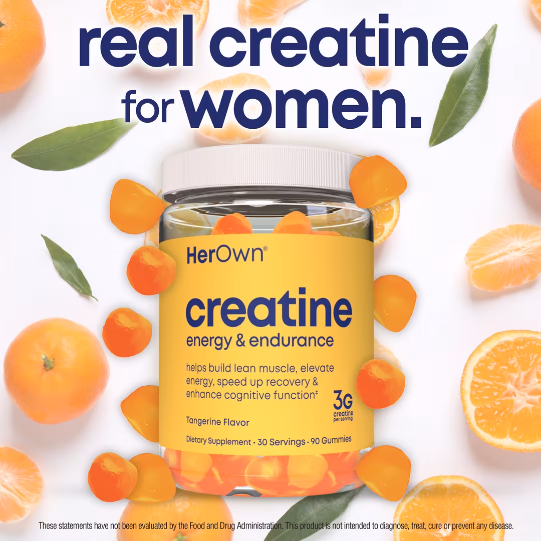 Her Own  Creatine Gummies: For Energy and Endurance, Build Lean Muscle