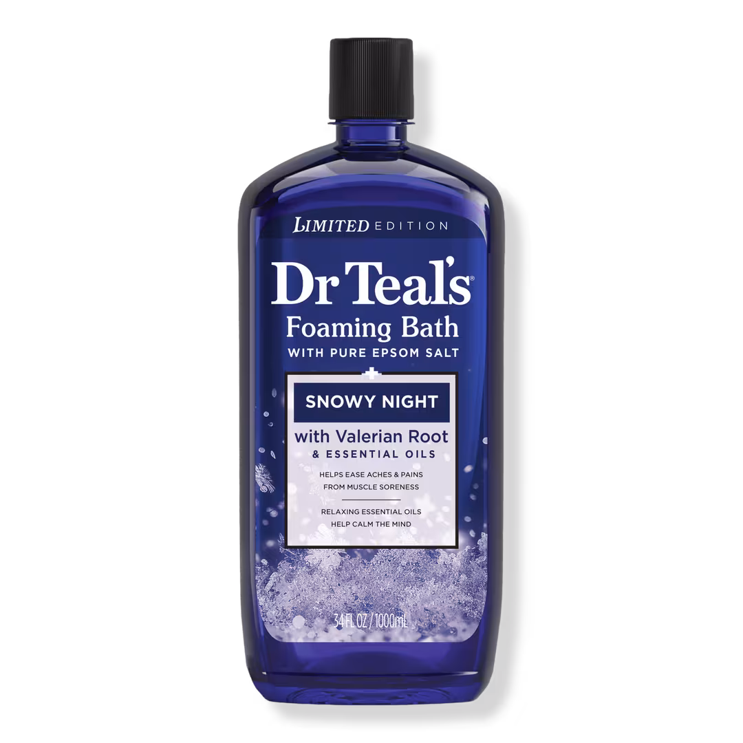 Dr Teal's  Snowy Night Foaming Bath with Pure Epsom Salt
